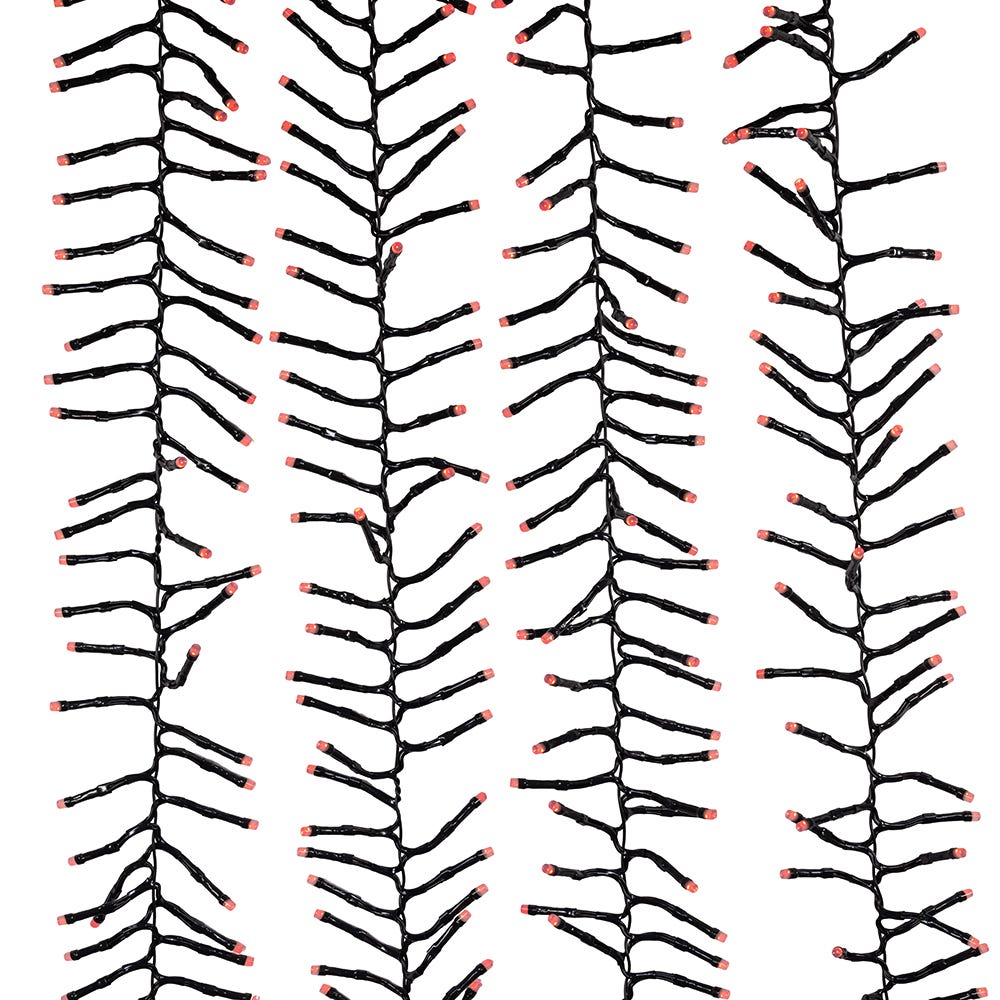 Kurt Adler 49-Foot 600-Light RGB LED Multifunction Rice Lights with Remote AD1062RGB