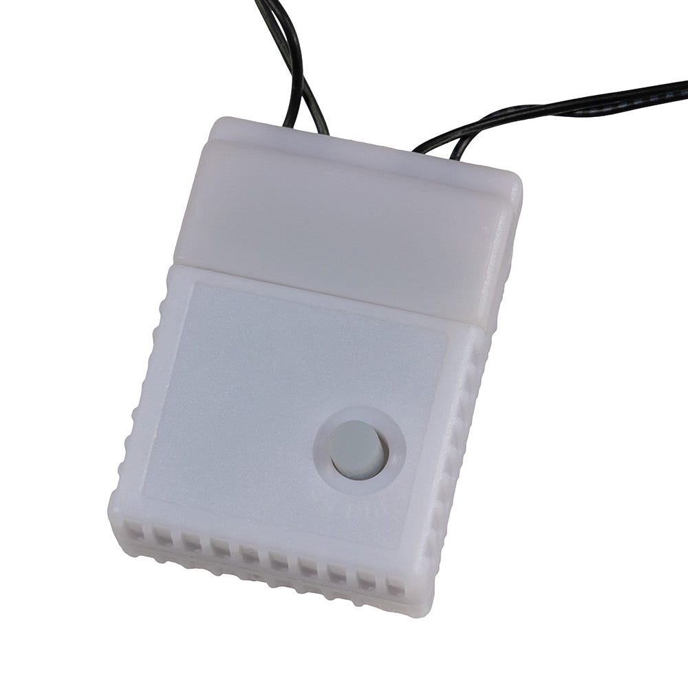 Kurt Adler 16-Foot 480-Light RGB LED Multifunction Green Wire Cluster Garland with Remote