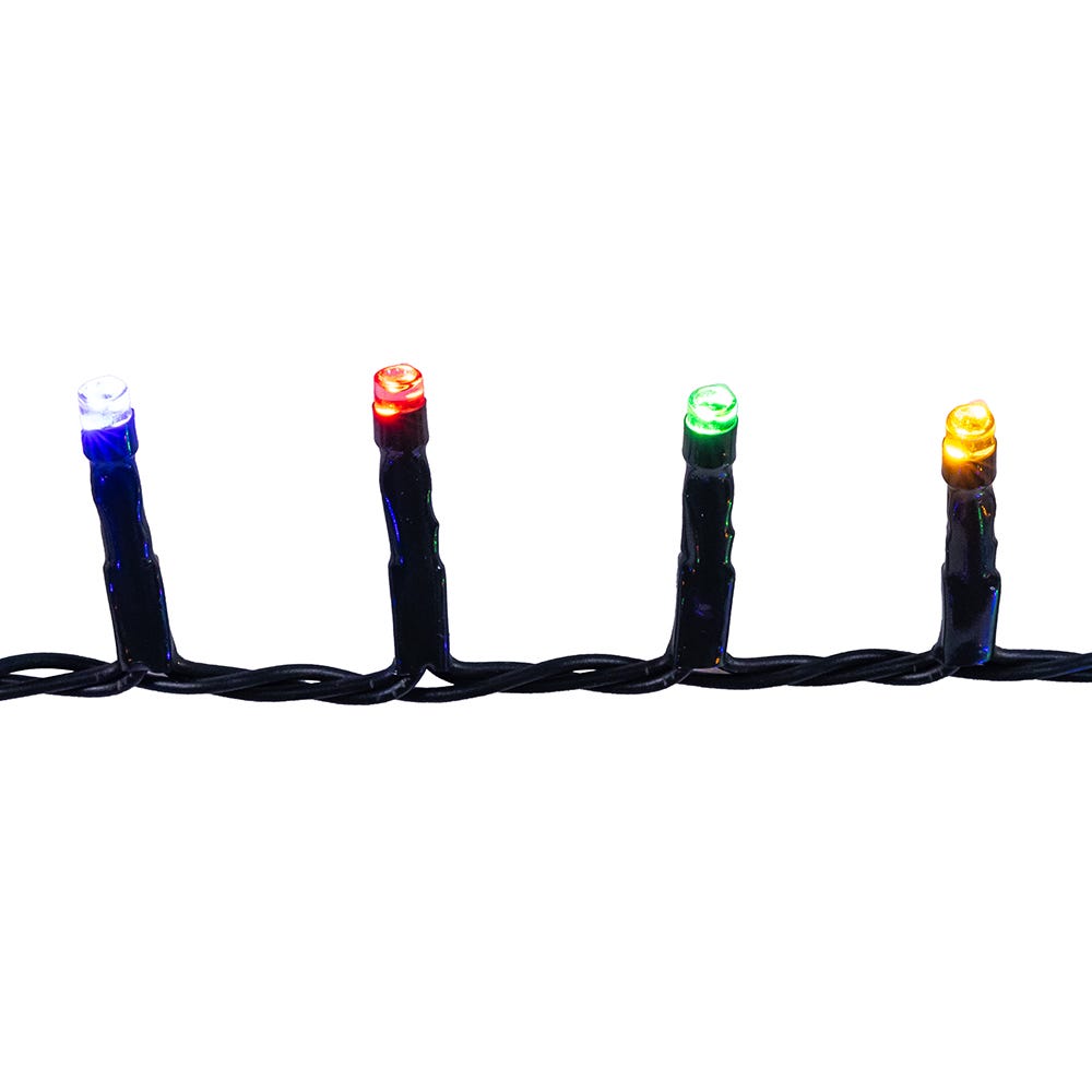 Kurt Adler 49.2-Foot 600-Light Dual Color 5MM LED Multifunction Rice Lights with Green Wire