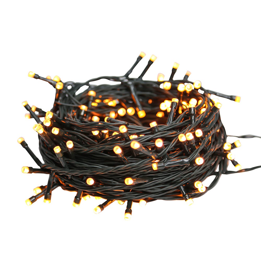 Kurt Adler 1000-Light Pure White/Warm White Temperature Changing LED Cluster Garland. AD1078PWWW