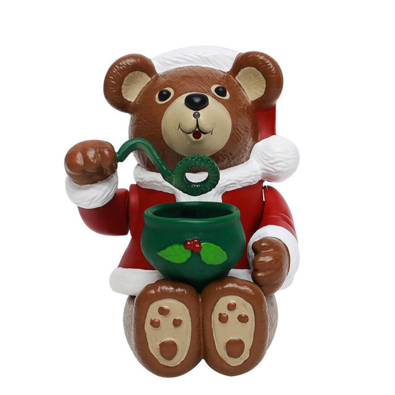 Kurt Adler Battery Operated USB Bradley The Christmas Bubble Bear #USB0301