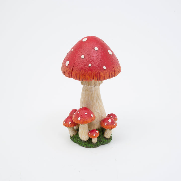 11.81 inch Resin Whimsical Indoor and Outdoor Mushroom Decor 2763930EC