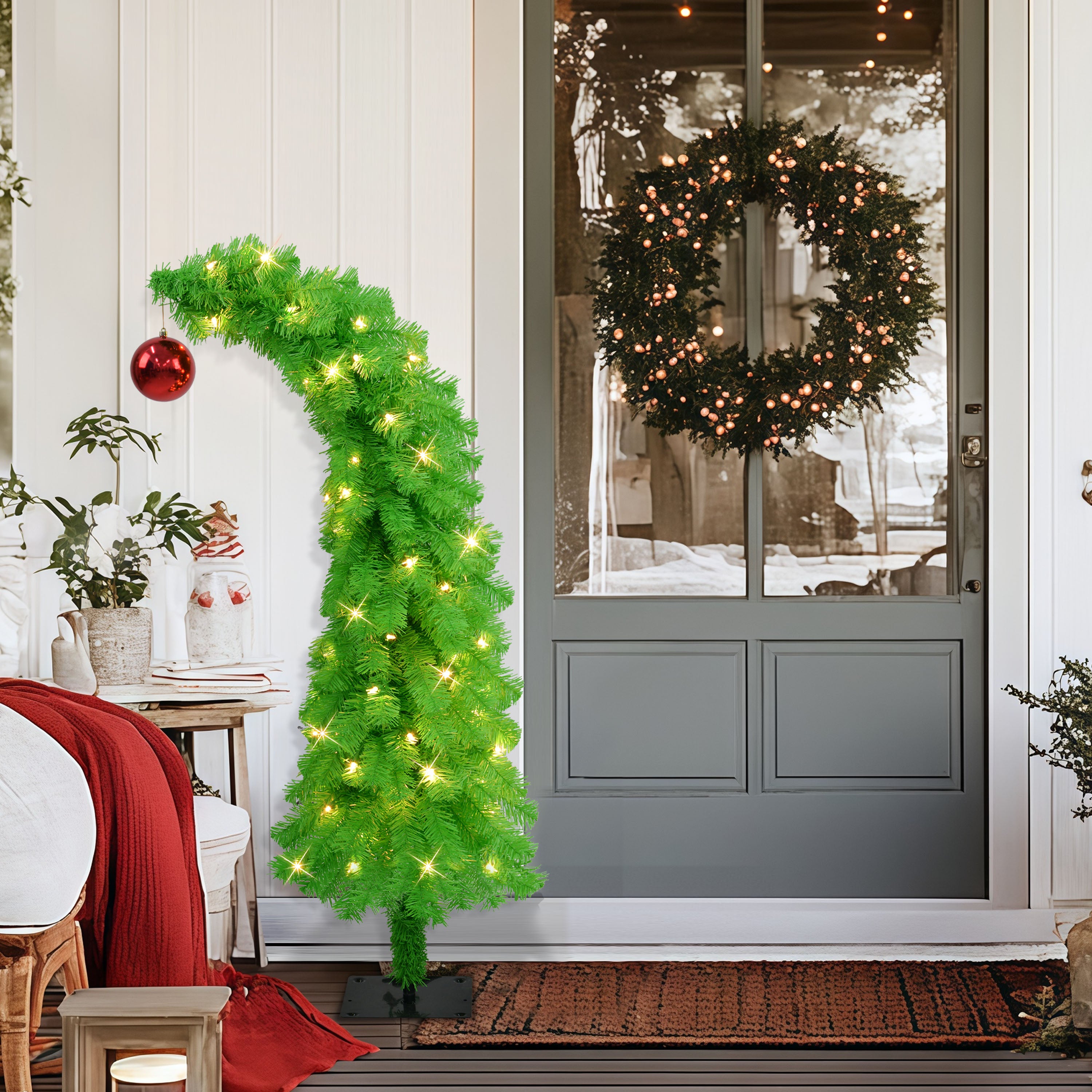 4' Pre-Lit Whimsical Christmas Tree