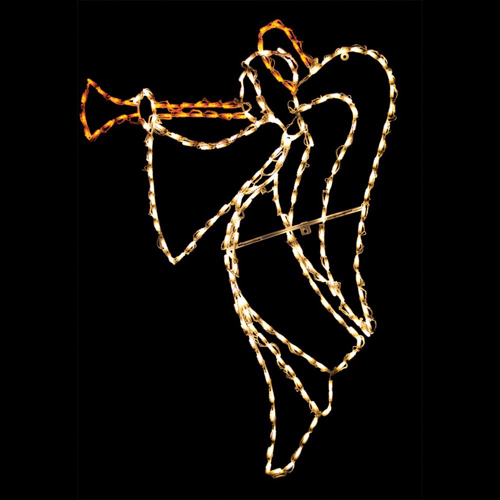 Brite Ideas 58" Christmas Angel LED Display Left or Right Facing AN40WW