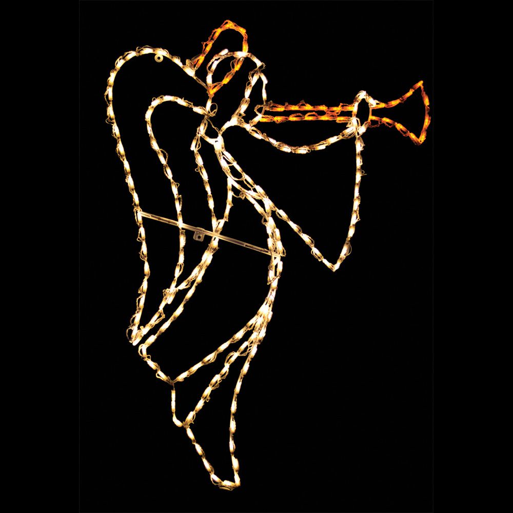 Brite Ideas 58" Christmas Angel LED Display Left or Right Facing AN40WW