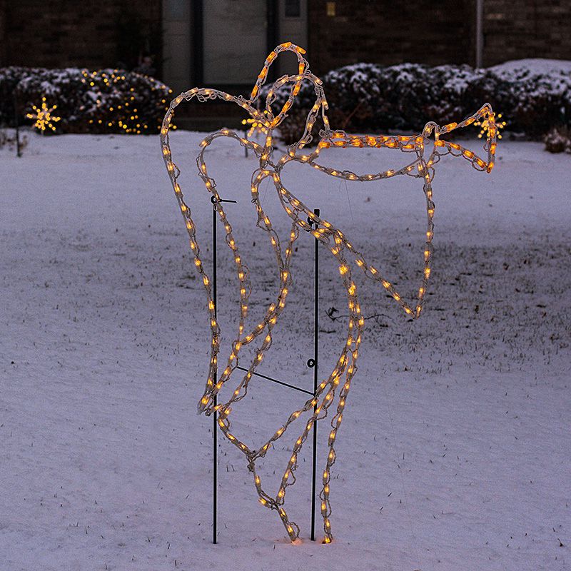Brite Ideas 58" Christmas Angel LED Display Left or Right Facing AN40WW