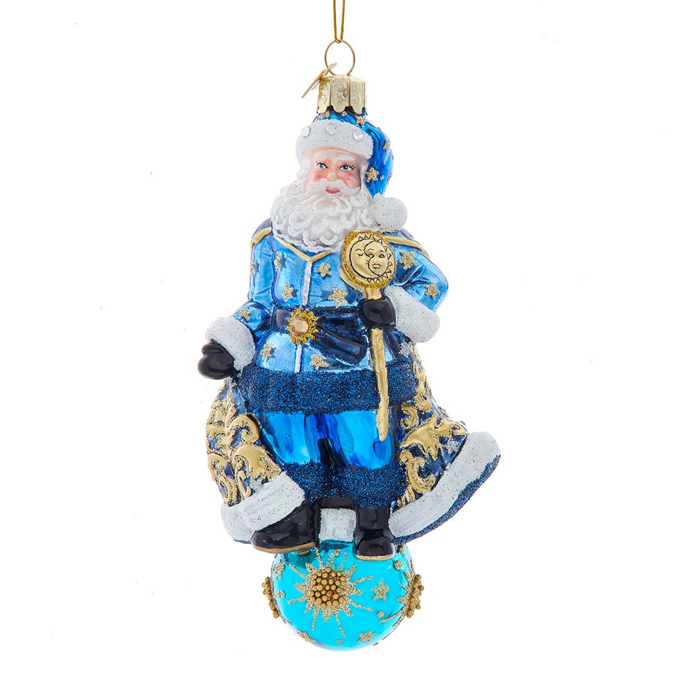 Kurt Adler 6-Inch Bellissimo Celestial Santa Ornament BELL0051