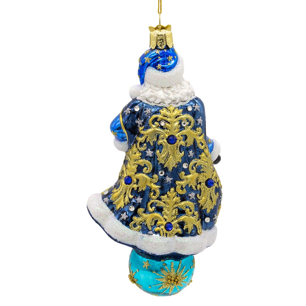 Kurt Adler 6-Inch Bellissimo Celestial Santa Ornament