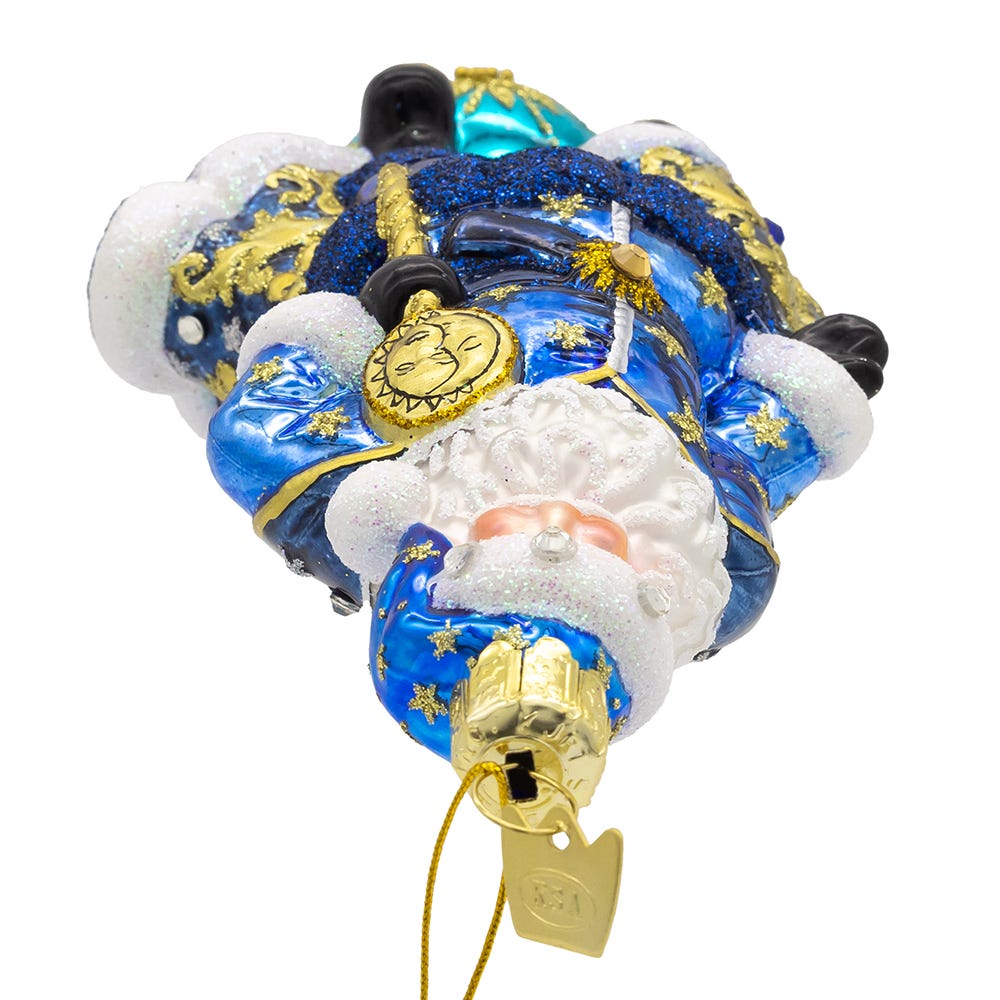 Kurt Adler 6-Inch Bellissimo Celestial Santa Ornament