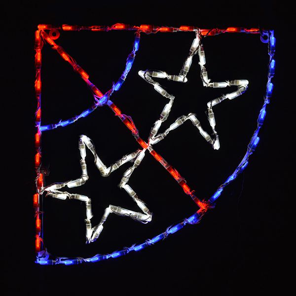Brite Ideas 23" Independence Day Bunting LED Display BNTG
