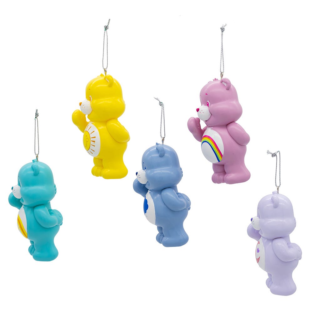 Kurt Adler 3.5" Care Bears Ornament Set, 5-Piece Set