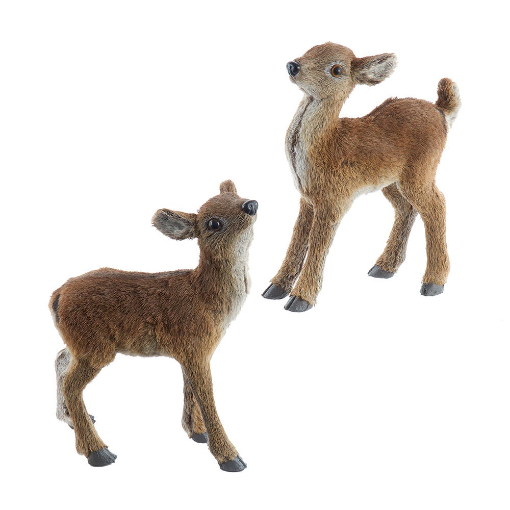 Kurt Adler 11-Inch Standing Deer Table Piece Set C0822