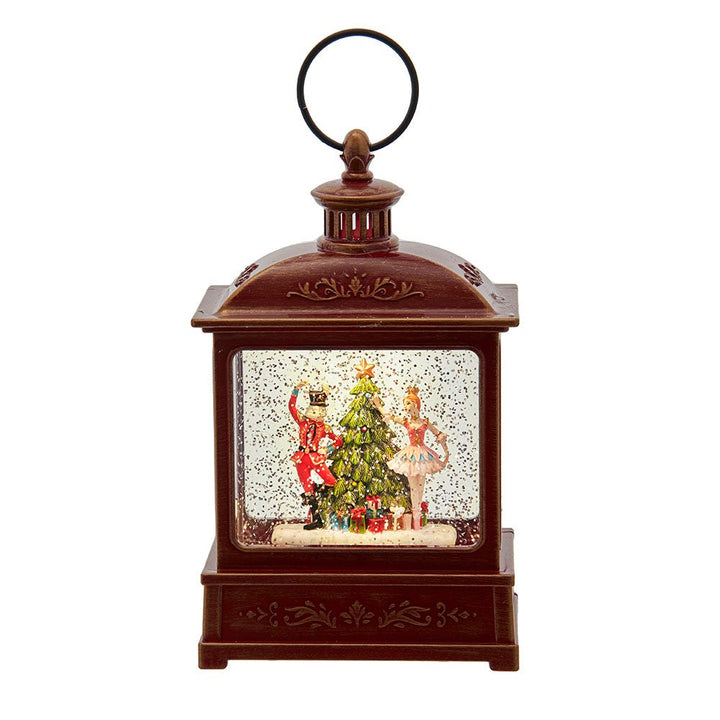 Kurt Adler 8-Inch Battery-Operated Lit Nutcracker Swirl Water Lantern