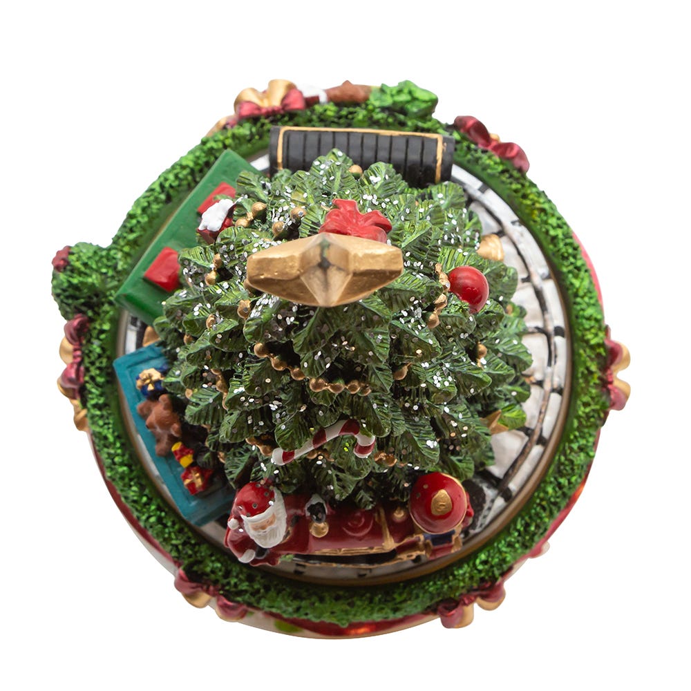 Kurt Adler 6-Inch Christmas Tree Revolving Music Box