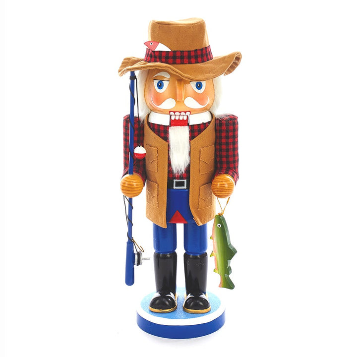 Kurt Adler 15-Inch Wooden Fisherman Nutcracker