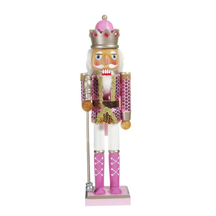 Kurt Adler 15-Inch Pink Nutcracker