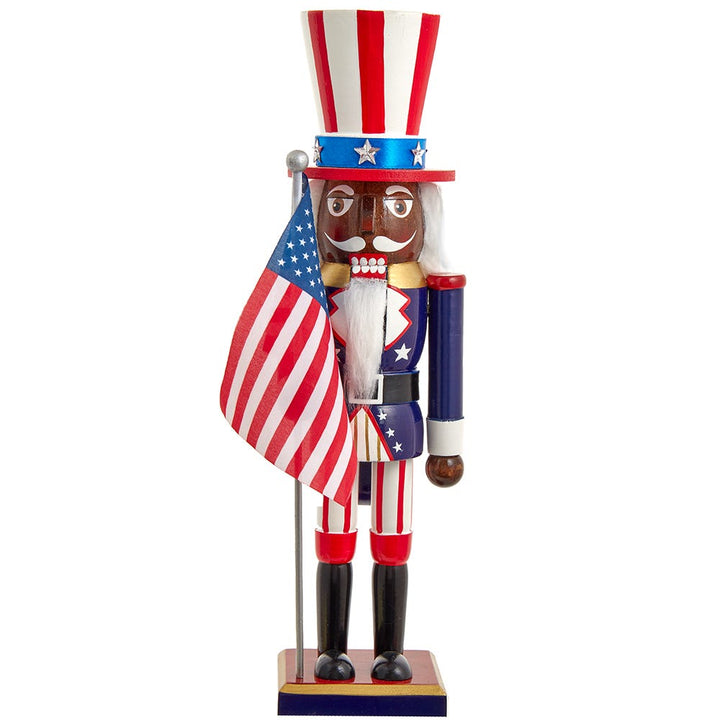 Kurt Adler 15-Inch Patriotic African American Nutcracker