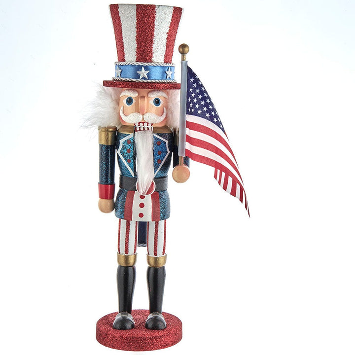 Kurt Adler 15-Inch Hollywood Wooden Uncle Sam Nutcracker