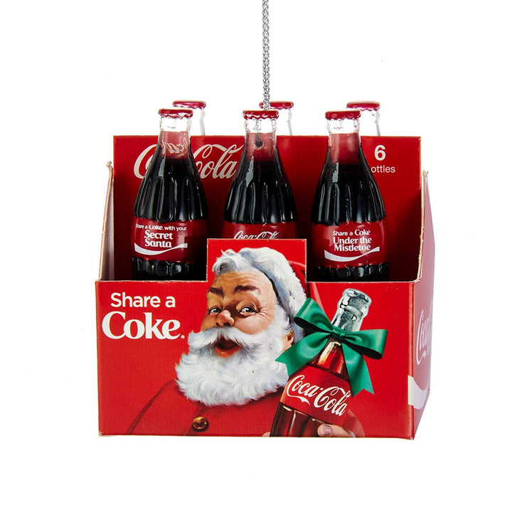 2.625" Coke 6-Pack Bottles Ornament #CC2175