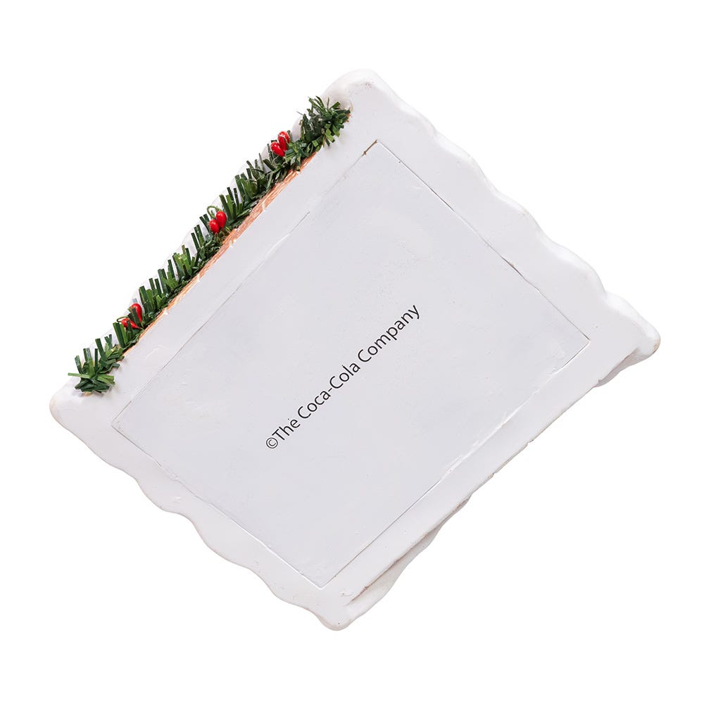 Kurt Adler 10.5-Inch Coca-Cola Santa in Chimney Christmas Tablepiece