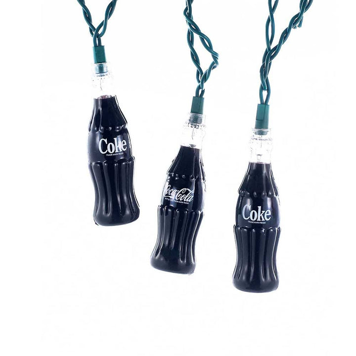 Kurt Adler 10-Light Plastic Coke Bottle Light Set