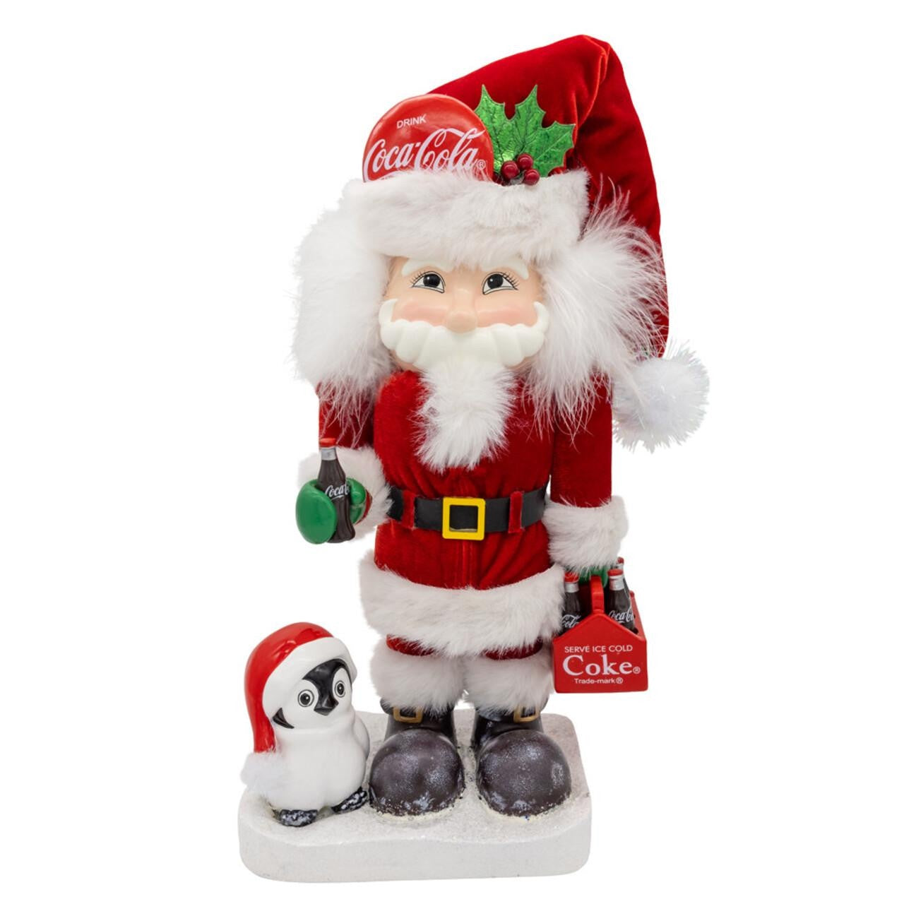 Kurt Adler 15" Coca-Cola Santa Nutcracker #CC6261