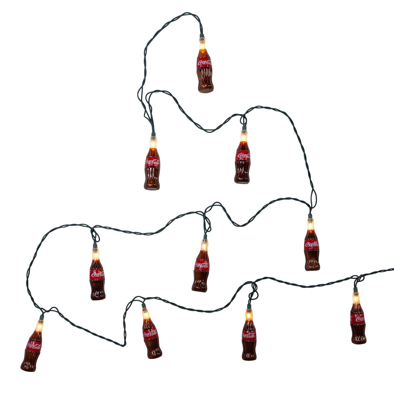 Kurt Adler Coca-Cola UL 10L Bottle Light Set #CC9263