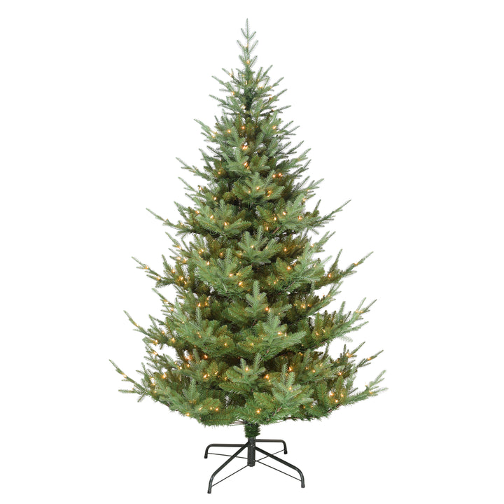 6.5 ft Pre-Lit Hillside Spruce Artificial Tree HSSA-65C3
