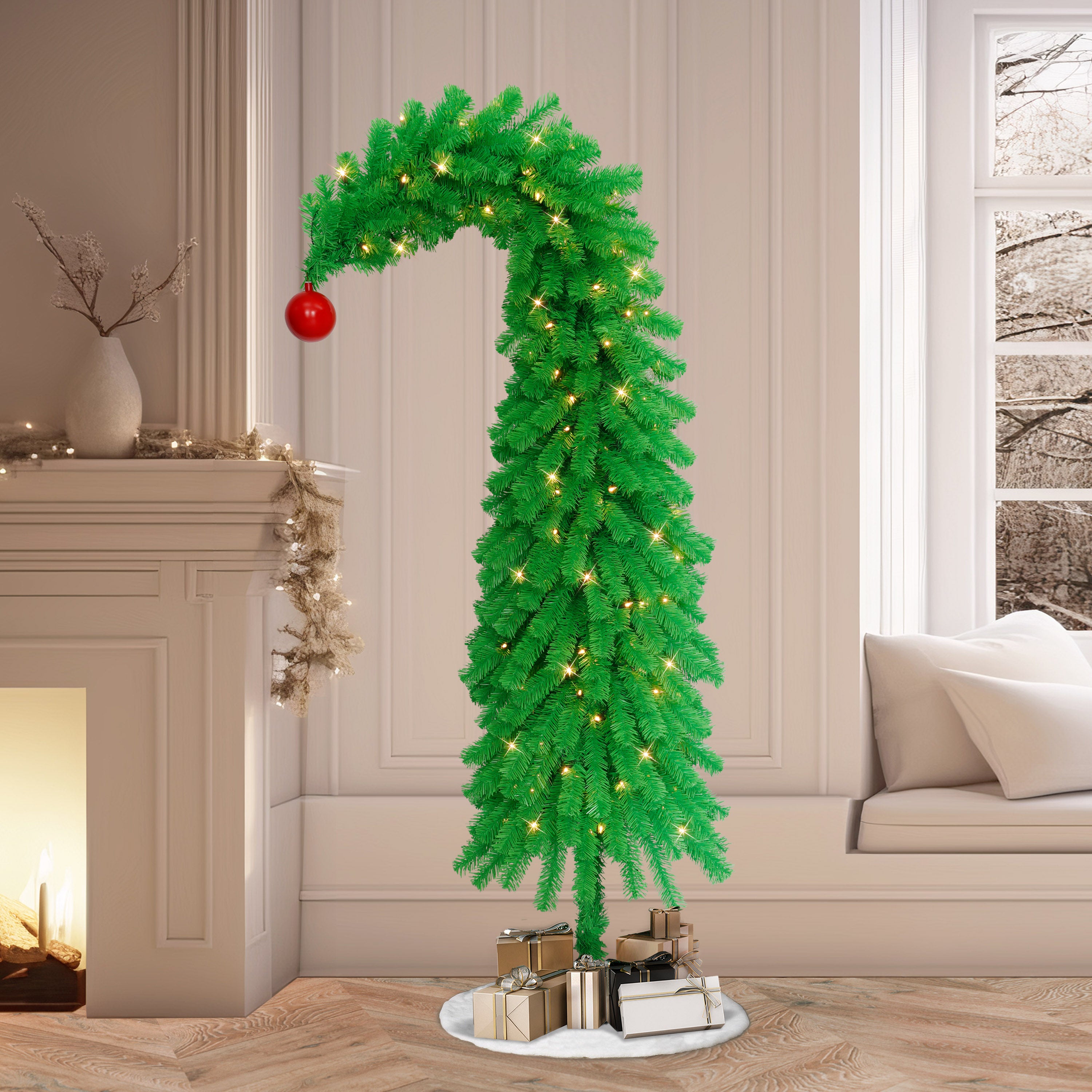 6' Pre-Lit Whimsical Wrapped Christmas Tree