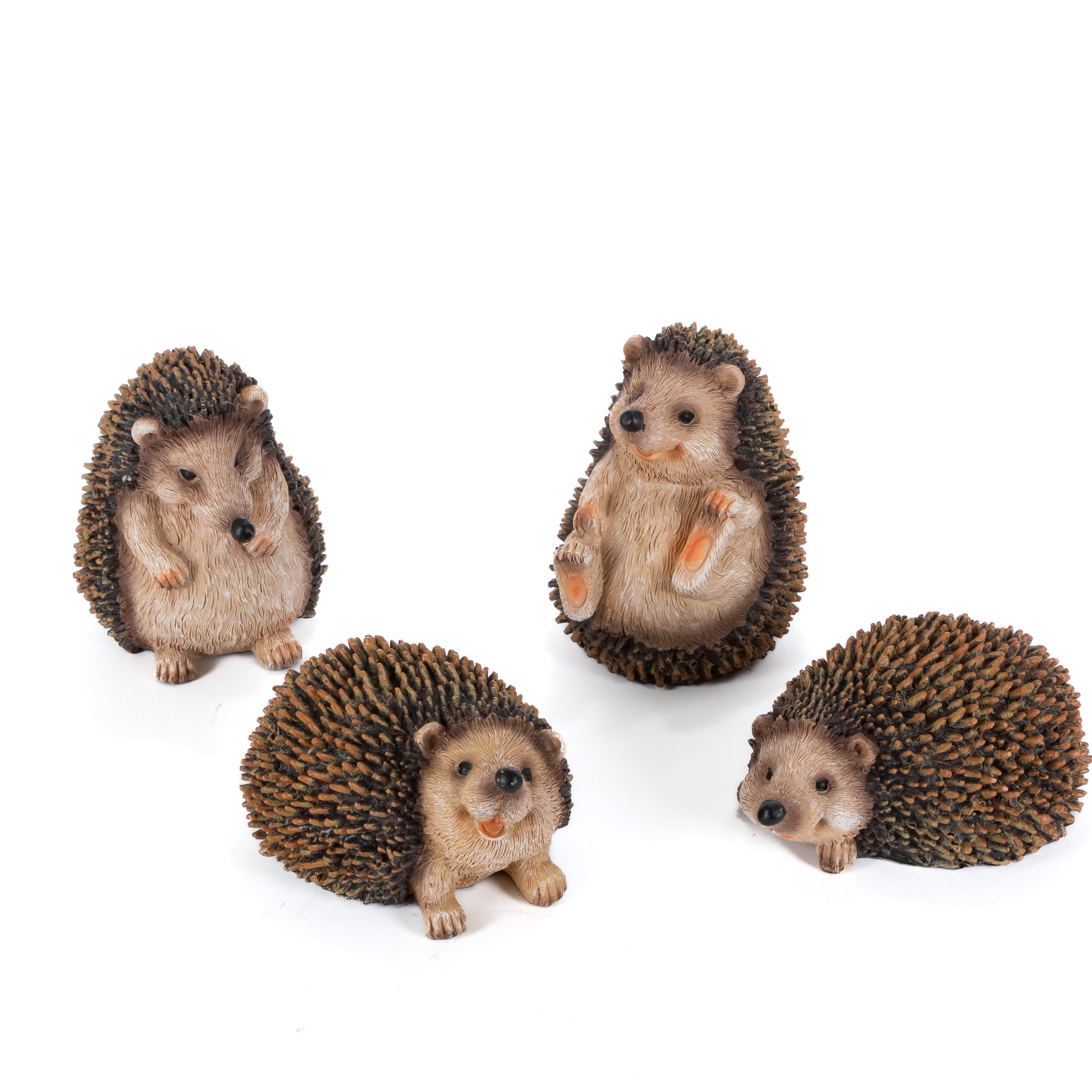 4.5 in Spring Hedgehog Figurines, set of 4