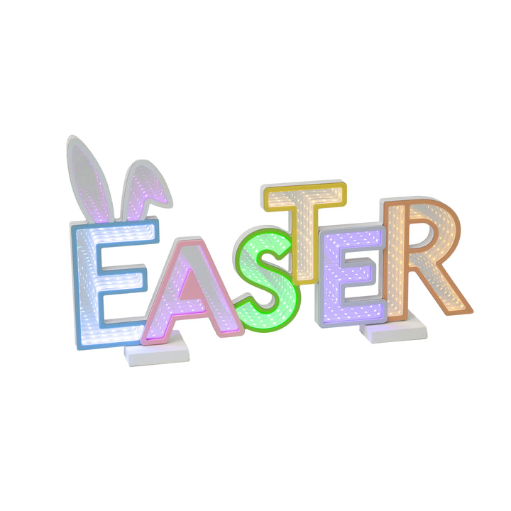 16.3 inch Battery Operated Lighted Infinity Easter Sign with USB Adapter 2774150EC