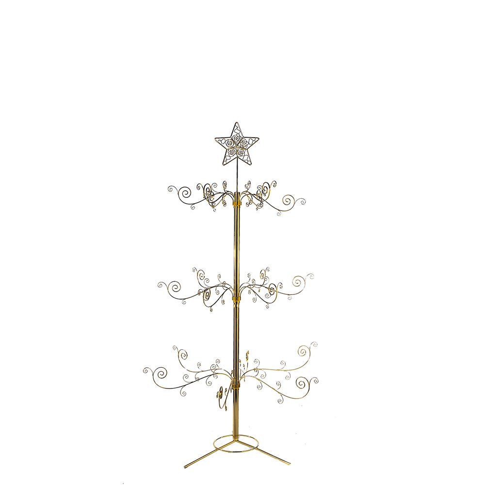 Kurt Adler 4-Foot Gold Metal Tree          D0108