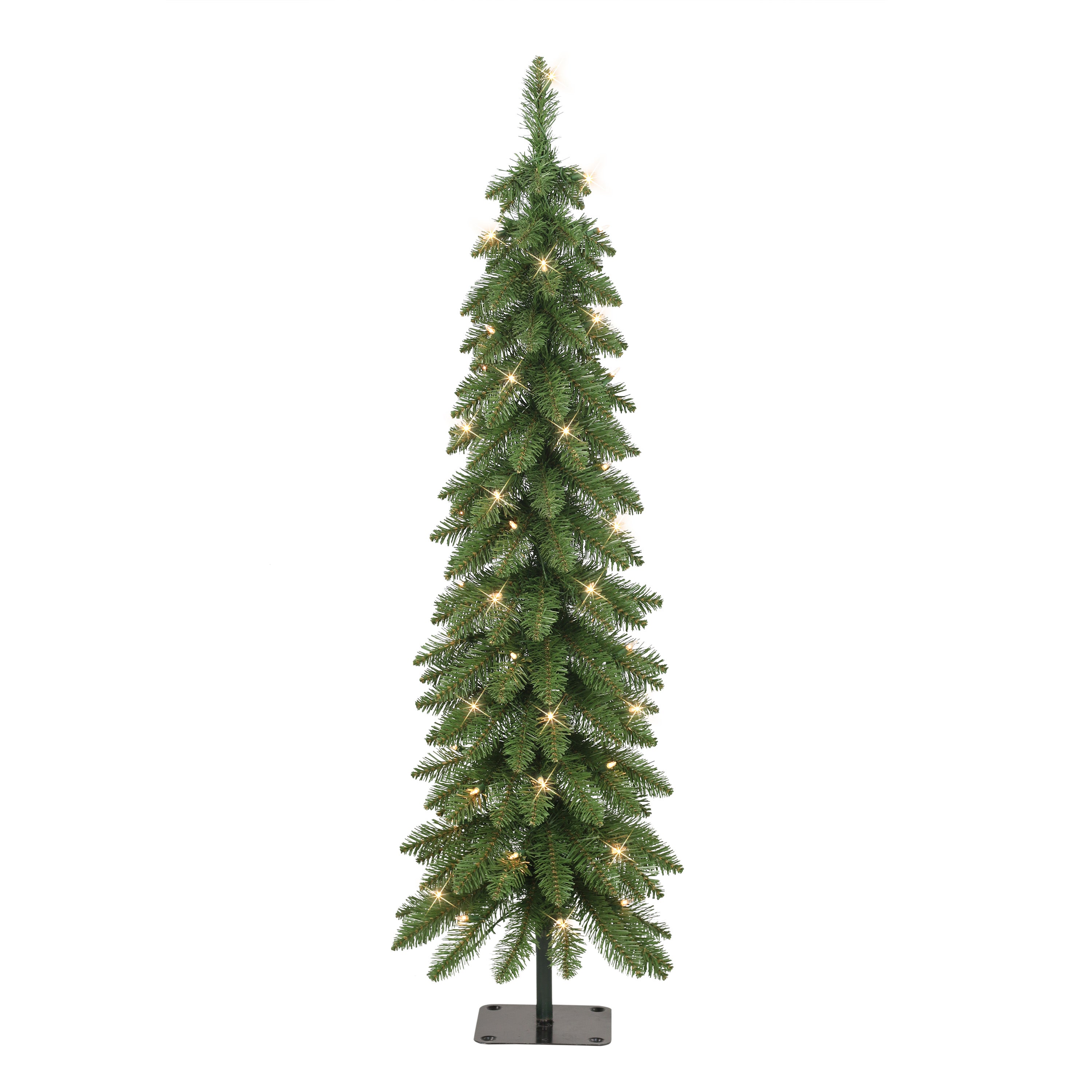 4 ft Pre-Lit Artificial Alpine Pencil Tree 01063A-TP40C05