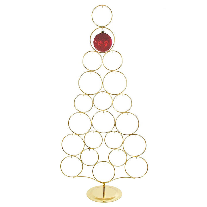 Kurt Adler 42-Inch Gold Metal Tree Rack