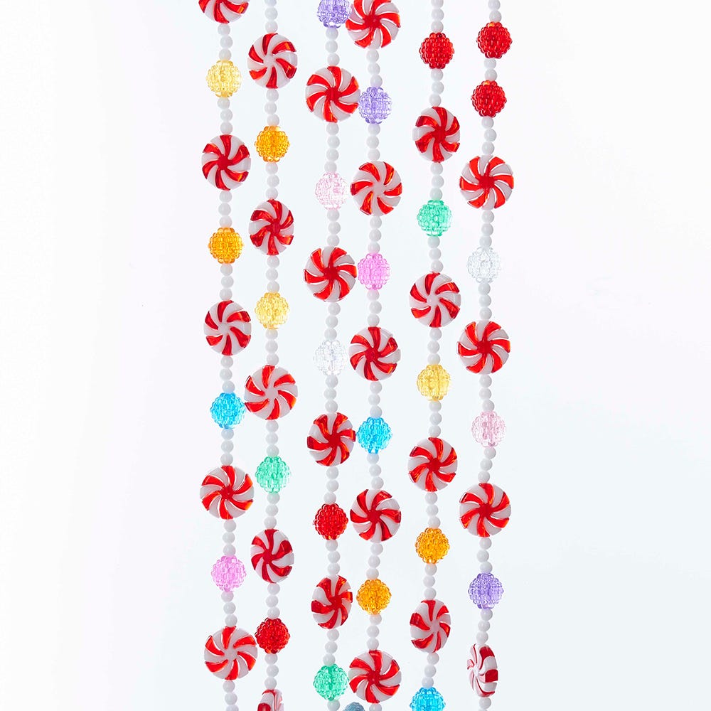 9ft Multi Candy Garland #D3002
