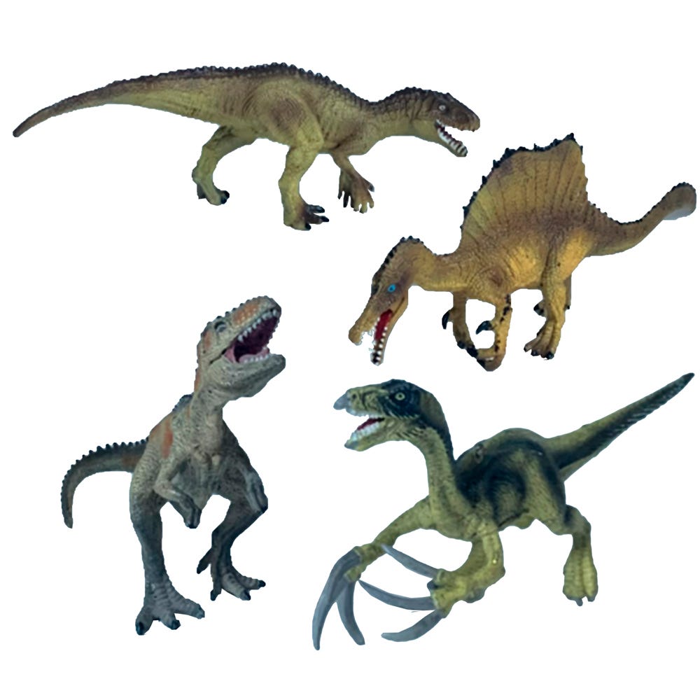 5.5" Dinosaur Ornament, 4 Assorted D3439