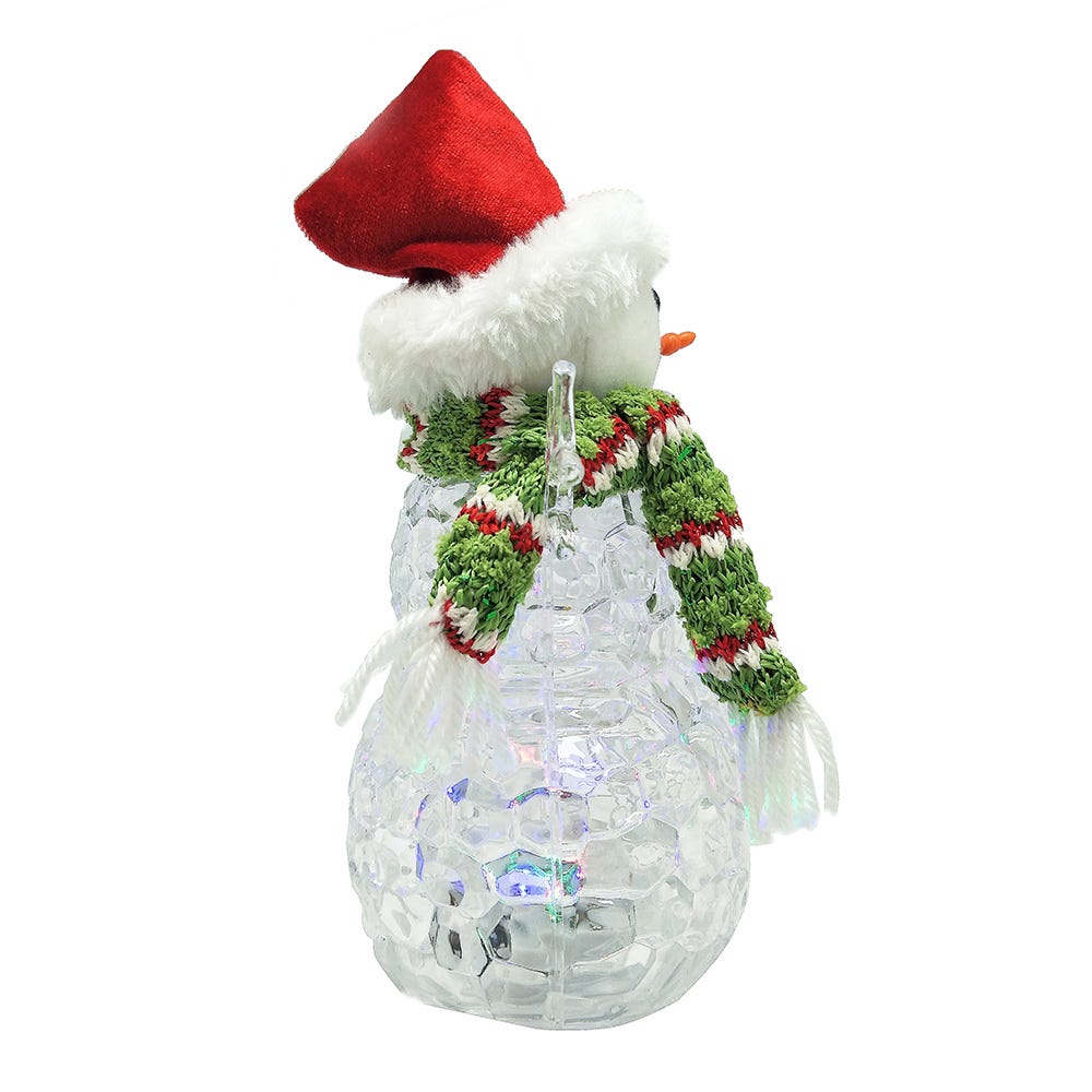Kurt Adler 9.45-Inch Battery-Operated Light-Up Snowman Table Piece