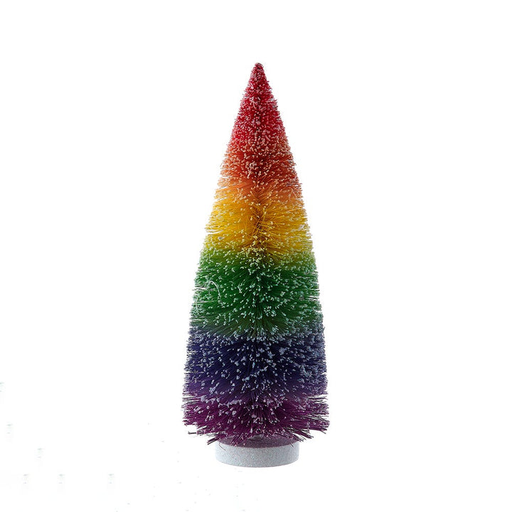 Kurt Adler 12-Inch Rainbow Pride Sisal Tree Tabletop