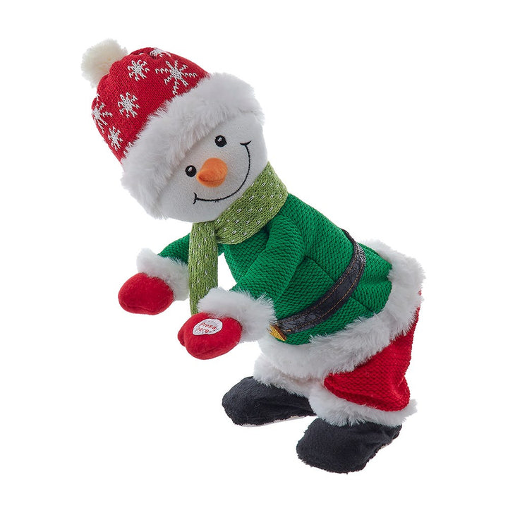 Kurt Adler 12-Inch Battery-Operated Musical Twerking Snowman