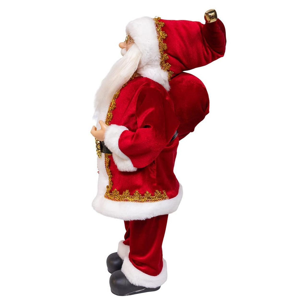 Kurt Adler 12“ Standing Christmas Santa With Sack & Belt #D4776;Kurt Adler 12“ Standing Christmas Santa With Sack & Belt #D4776;Kurt Adler 12“ Standing Christmas Santa With Sack & Belt #D4776;Kurt Adler 12“ Standing Christmas Santa With Sack & Belt #D4776;Kurt Adler 12“ Standing Christmas Santa With Sack & Belt #D4776