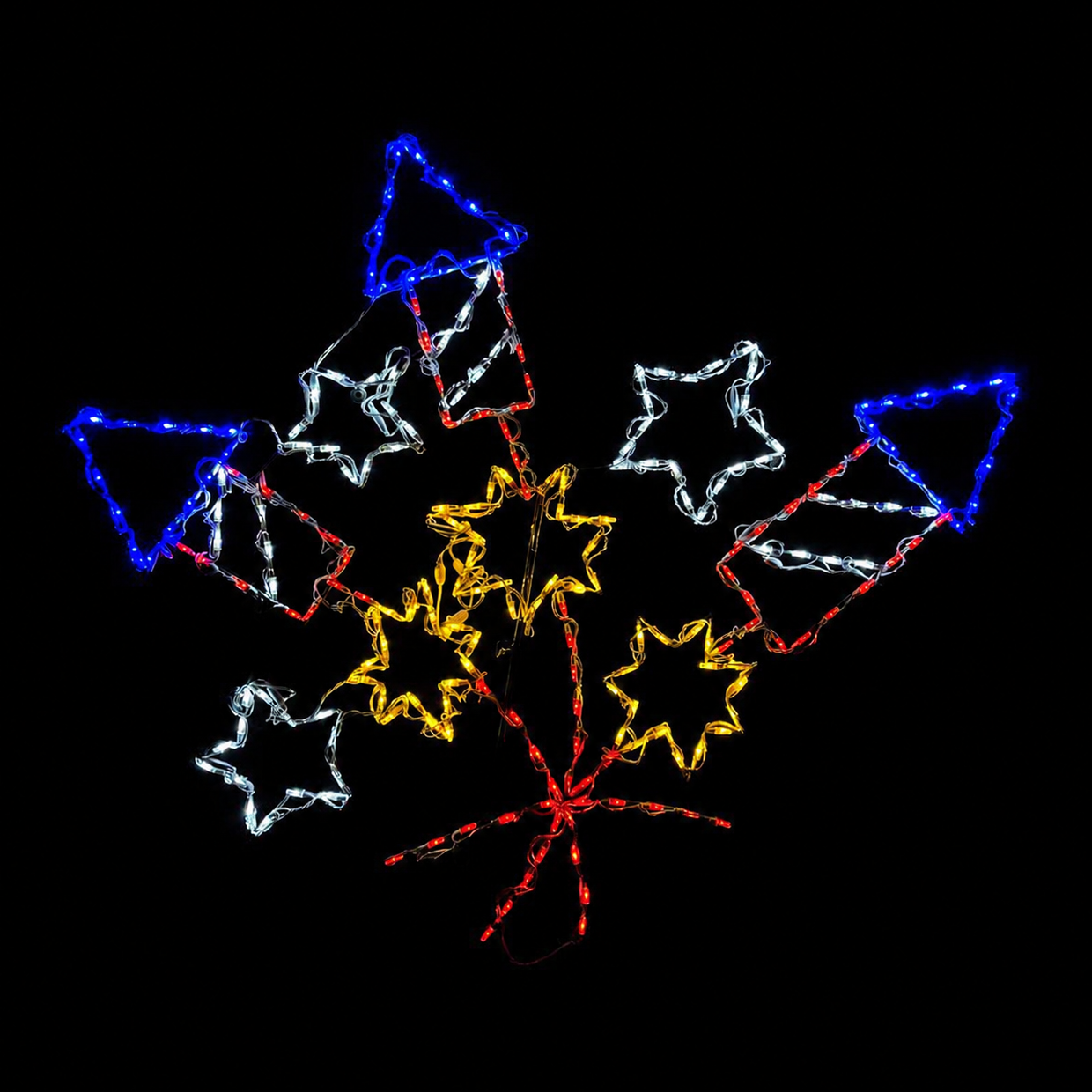 Brite Ideas 59" Firecracker Cluster LED Display FCCLSTR