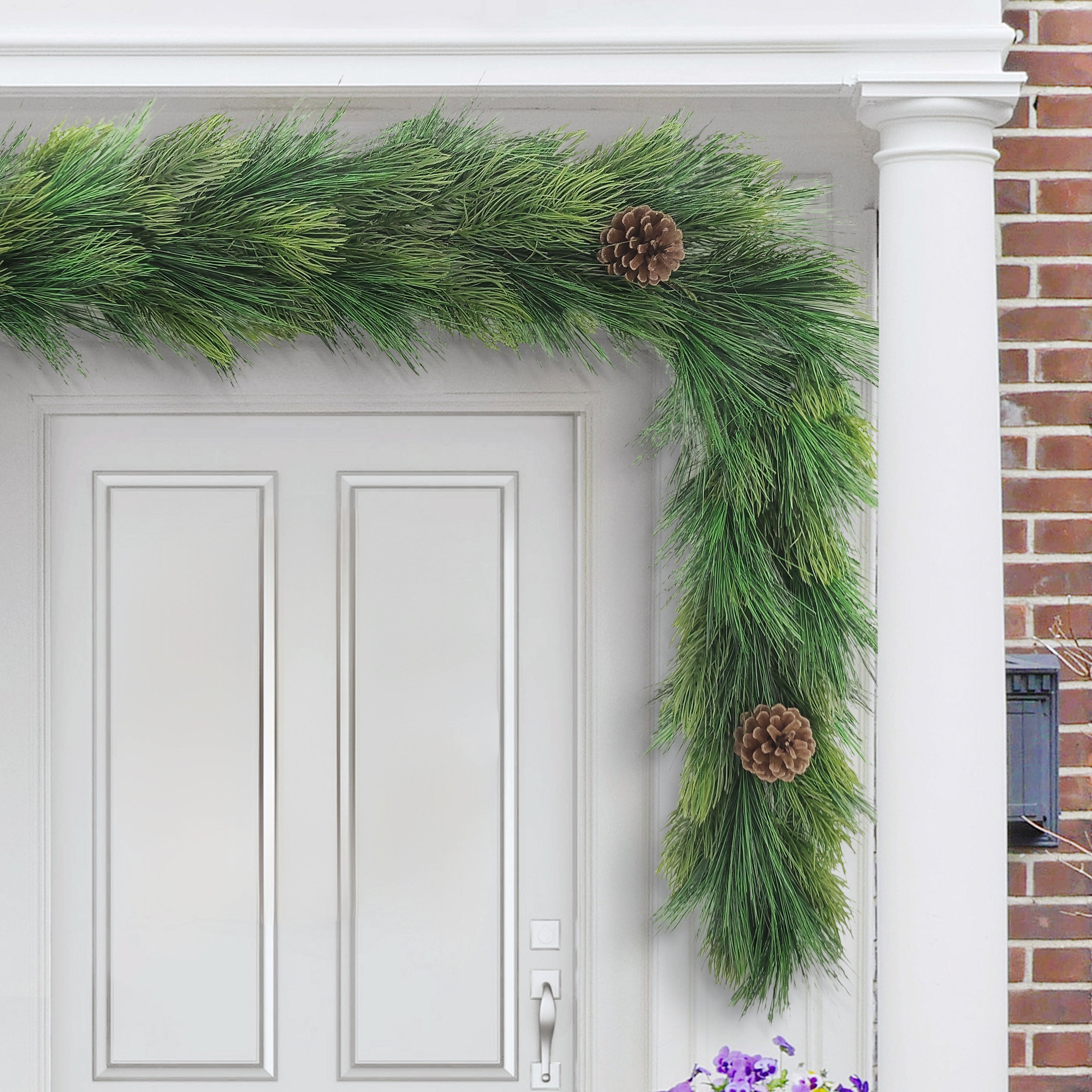 9' x 10" Garland Adorned