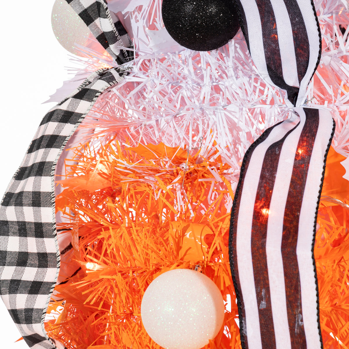 Sterling 6 ft. Pre Lit Orange LED Pop Up Candy Corn Halloween Tree ...
