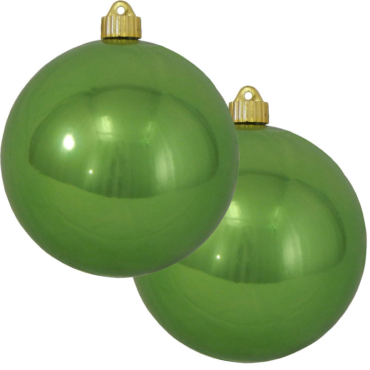 Christmas by Krebs Limeade 6 in Shatterproof Commercial Grade Christmas Ornaments Set of 2 #KBX04727