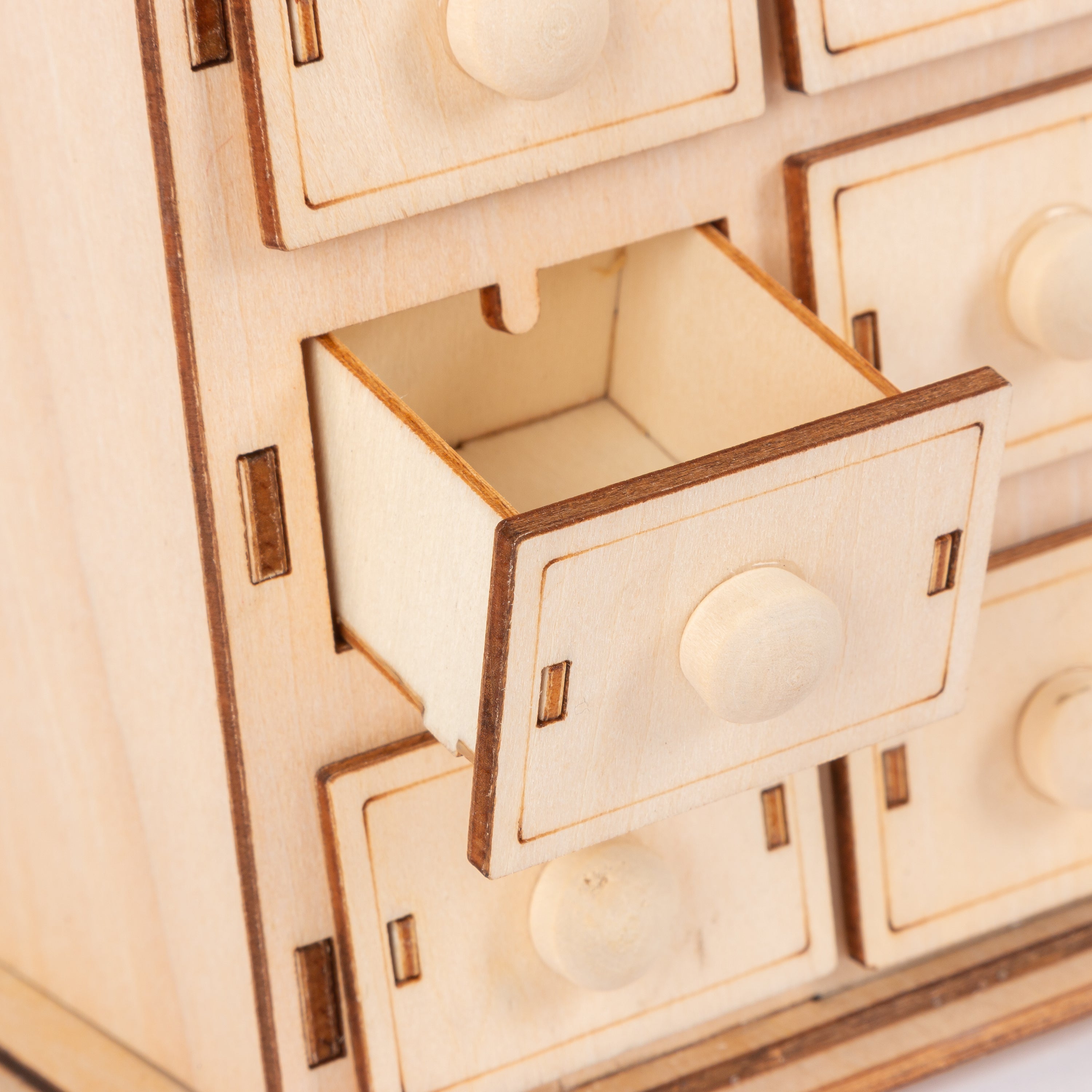 Heirloom 15.75 in L Battery Operated Lighted Laser Cut Wood Holiday Scene and Advent Calendar