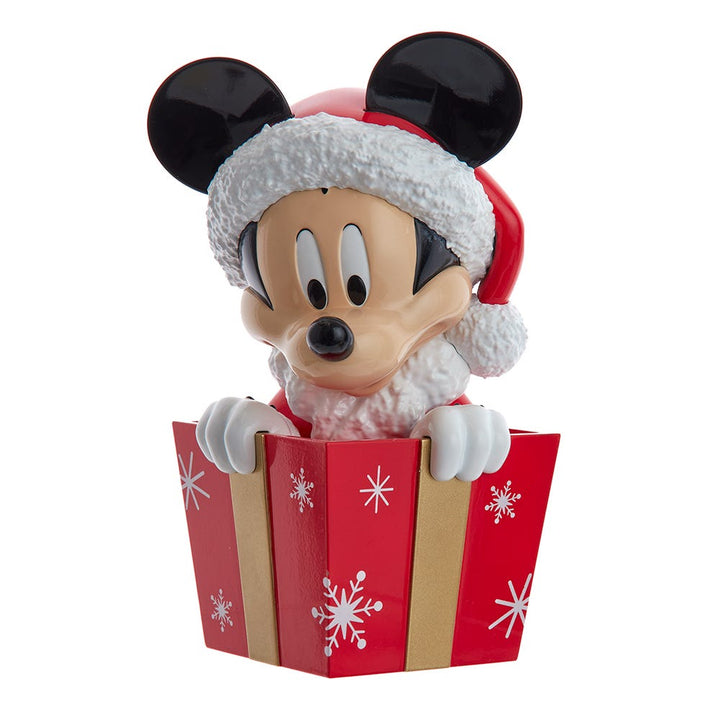 Kurt Adler 8-Inch Un-Lit Disney© Mickey In Present Tree Topper