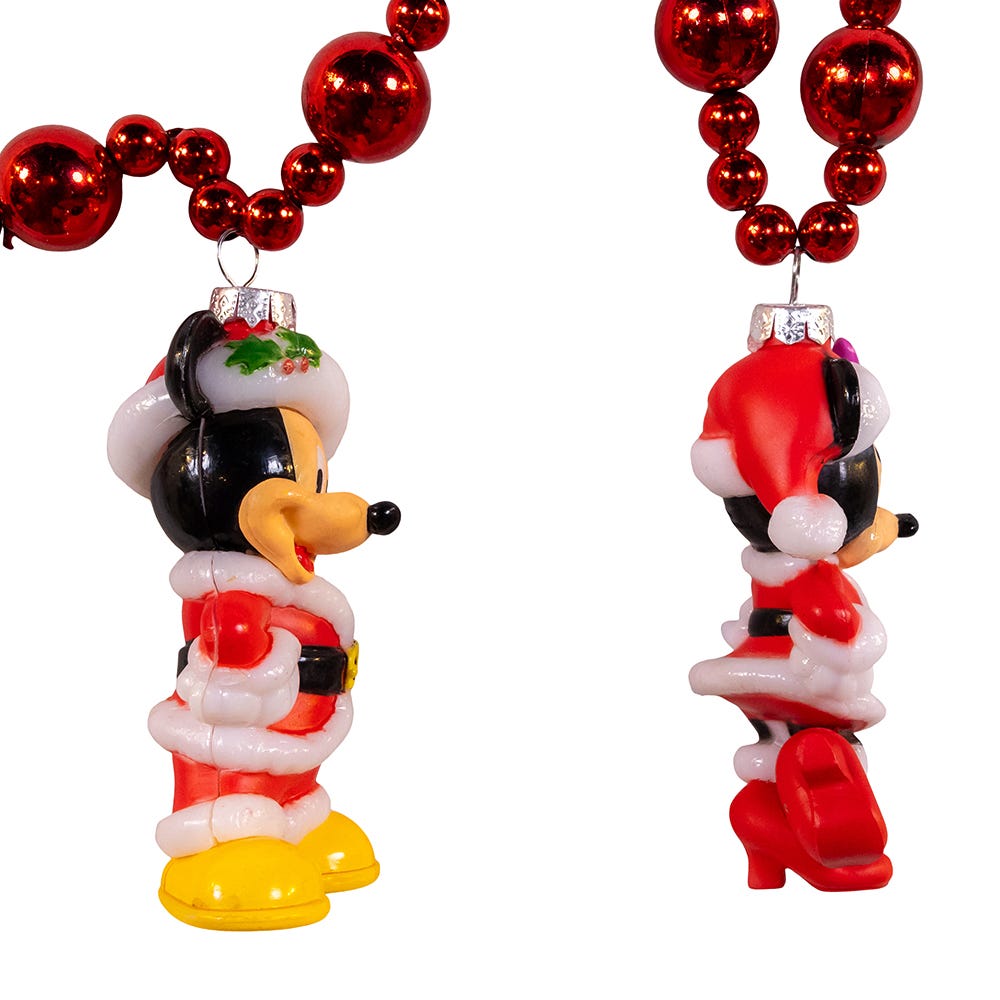 Kurt Adler 4-Foot Mickey and Minnie Lighted Garland