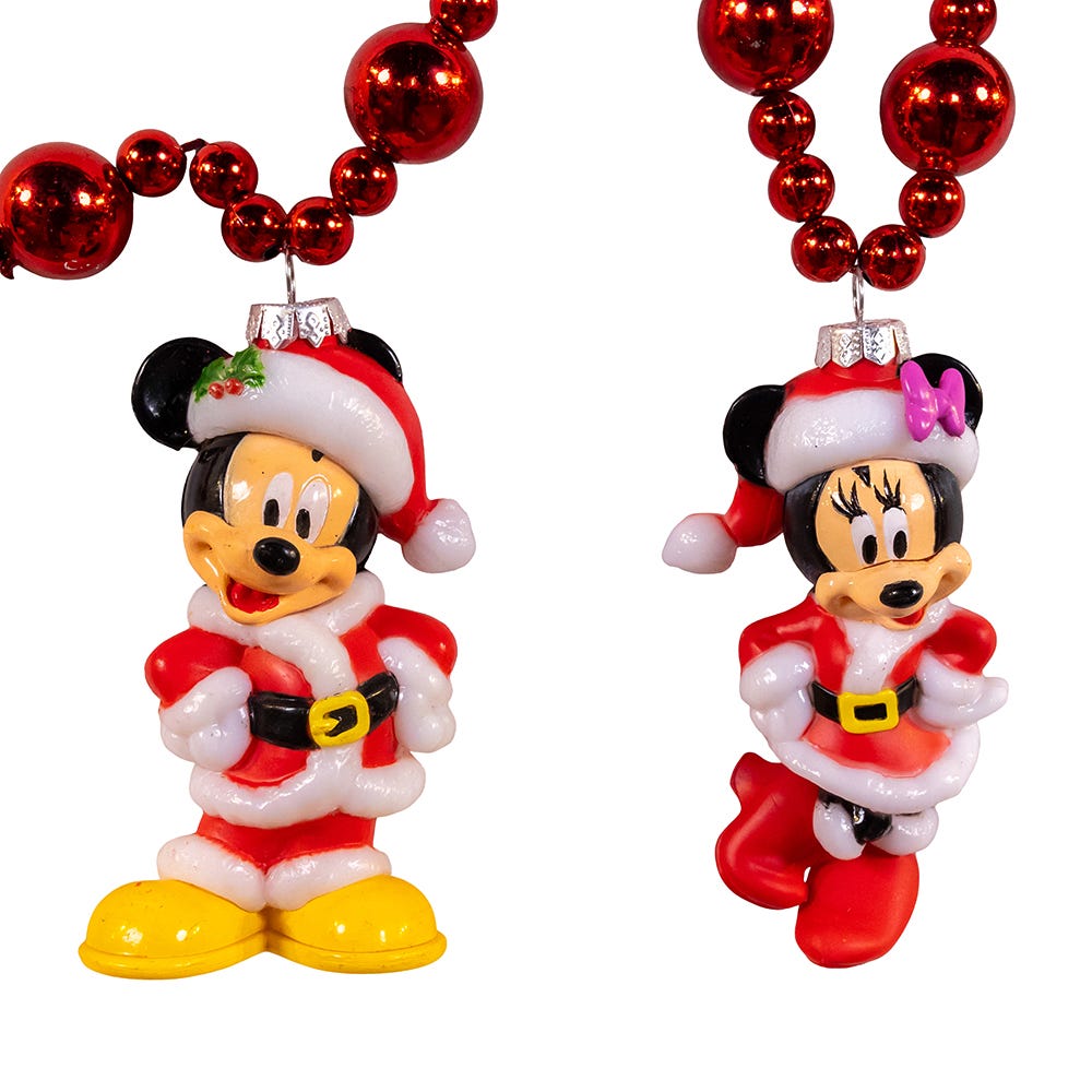 Kurt Adler 4-Foot Mickey and Minnie Lighted Garland