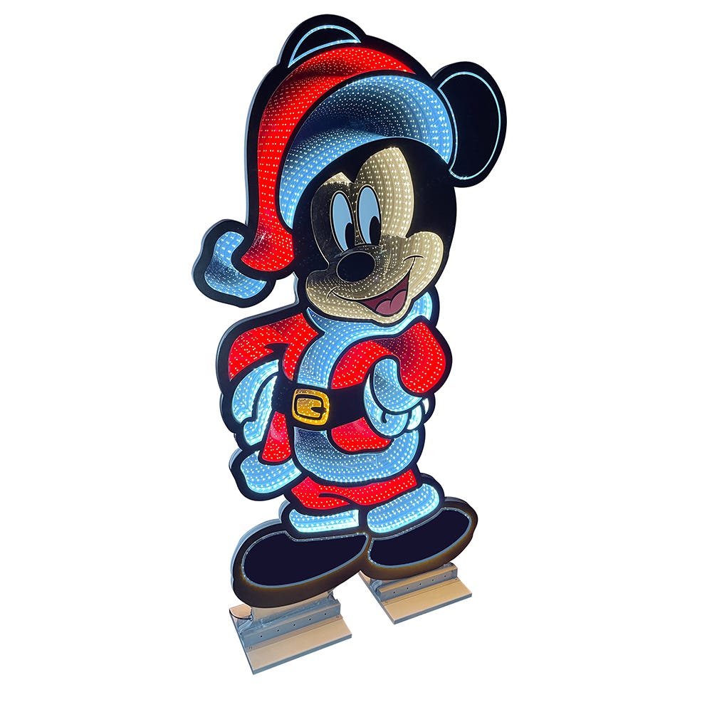 Kurt Adler 5 Foot Disney Mickey Mouse Outdoor Infinity Light DN9257