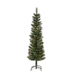 Sterling 6 ft. Pre Lit Clear UL Hard Cashmere Pencil Tree
